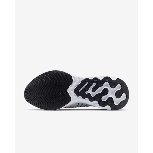 Size 9.5 Nike React Phantom Run FK Flyknit 2 True White Black Mens CJ0277-100 - Picture 2 of 8